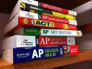 AP test prep books - materials